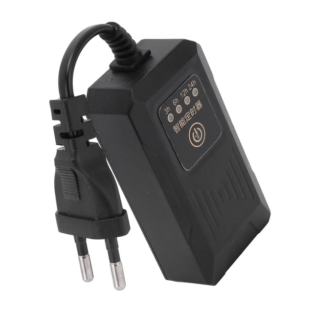 Domqga Fish Tank Timing Socket,Fish Tank Timer Aquarium Light Timer Fish Tank Timing Socket Adjustable Aquarium Timer Controller 110‑220V EU Plug,Fish Tank Light Controller