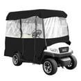 thumbnail image 4 of BENTISM Golf Cart Enclosure 86.6"L, 4 Person Golf Cart Cover, 300D Waterproof Driving Enclosure Fits for EZ Go Club Car Yamaha Golf Carts, 4 of 9