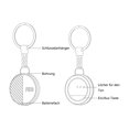 thumbnail image 2 of Localisateur de Clés 4 Pcs avec Application Bluetooth iOS et Android pour Clés de Voiture Sacs à Main Ou Sacs à Dos pour Animaux, 2 of 7