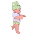 thumbnail image 3 of Muñeca recién nacida, muñeca de bebé de vinilo de alta simulación con ropa, muñeca, rendimiento lleno de energía, 3 of 11