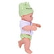 thumbnail image 5 of Baby Doll,Muñeca recién nacida de juguete de vinilo de alta simulación para bebé, multifuncional, 5 of 8