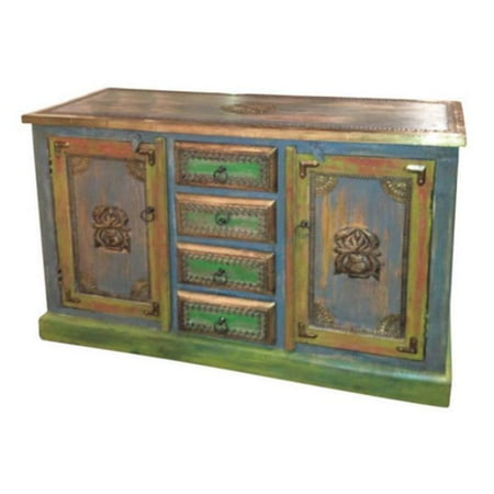 Midwest Cbk Ea1117 Large Distressed Wooden Sideboard Mango Wood Midwest Cbk Ea1117 Large Distressed Wooden Sideboard Mango Wood And Mdf