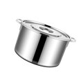 thumbnail image 1 of OLLA PARA SOPA DE GRAN Capacidad, Olla Resistente Hecha De Acero Inoxidable Para Un Manejo Y Coción Cómodos, Distribución Uniforme Del Calor, Con Capacido, 1 of 7