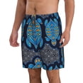 thumbnail image 2 of Disketp Men'S Swim Trunks Hawaiian Breathable Surf Beach Swimsuits Mesh Lining Beach Shorts With Pockets-Turtle, 2 of 9