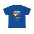 thumbnail image 4 of It's OK to Be Gay Pride Month Pride Day Rainbow Lesbian Gay Plus Size Shirts for Women, 4 of 8
