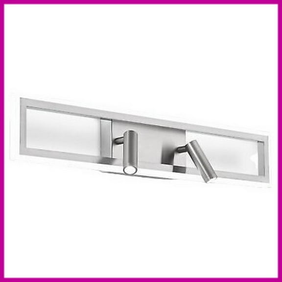 SOLFART 32" Dimmable Bathroom Vanity LED Light 6000K-D Nickel 30W