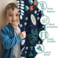 thumbnail image 3 of Blackout Kids Curtains,Pioneer Flower Floral Print Pattern Childrens Insulated Curtains Set Of 2,Bedroom Essentials,Toddler Room Decor 42"x63", 3 of 5