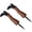 Orange, variant on Halloween Witch Legs Stakes with LED Lights, 2Pcs Striped Witch Leg Yard Decorations with High Heels for Outdoor Garden Lawn and Patio Spooky Decor, 1Pack Black