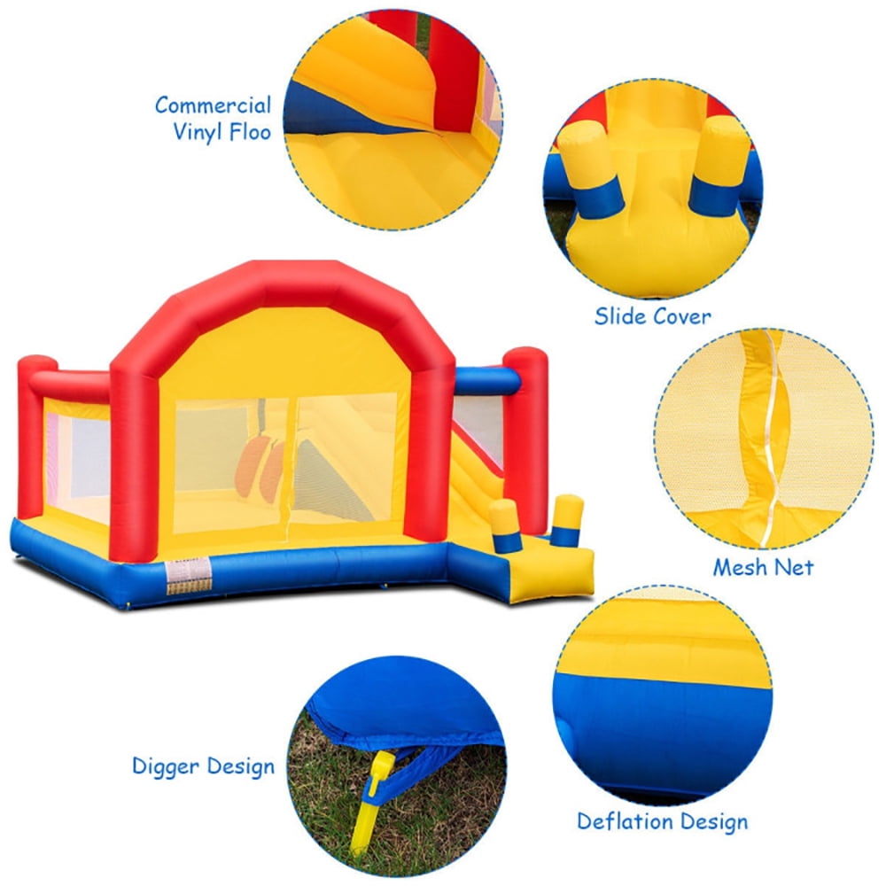 Aimee Lii Inflatable Bounce House Slide Bouncer Castle without Blower, Kids Bounce House for 3-10 Aimee Lii Inflatable Bounce House Slide Bouncer Castle without Blower, Kids Bounce House for 3-10