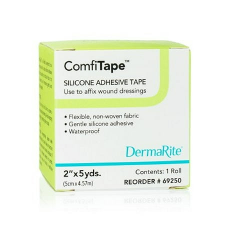ComfiTape - Medical Tape ComfiTape - Waterproof Silicone 2 Inch X 5 Yards Tan NonSterile - 1/Roll