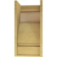 thumbnail image 4 of 12"W x 12"D x 24"H Wide Mayflower Rough Cedar Woodgrain TimberThane Corbel, Primed Tan, 4 of 6