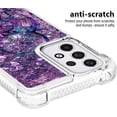 thumbnail image 4 of Compatible with Samsung Galaxy A23 5G Case Liquid Glitter Cute Stylish Slim Silicone Quicksand Sparkle Shockproof Protective for Women Girls Case for Samsung Galaxy A23 5G Wind Chimes YB, 4 of 12