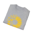thumbnail image 5 of Butterflies Sunflowers, Gildan Unisex Softstyle T-Shirt, Graphic Tee, S-3XL, 5 of 5