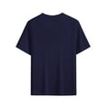thumbnail image 4 of Camiseta de manga corta con estampado "One Love Letter" para hombre, cómoda y casual, con cuello redondo elástico, ideal para actividades al aire libre, para adultos, hombres, mujeres, adolescentes, j, 4 of 6