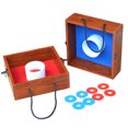 Hathaway Washer Toss Game Set w/Goal Boxes & 8 Washers Red & Blue