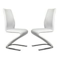 thumbnail image 3 of Furniture of America Verdell Metal 7-Piece Dining Table Set in White, 3 of 10