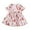 White, variant on Cathalem Cute Little Girls Dress Cartoon Pink Flutter Sleeve Dresses,White 4-5 Years