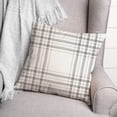 thumbnail image 3 of Creative Products Painted Plaid Gray 16 x 16 Indoor / Outdoor Pillow, 3 of 3