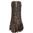 thumbnail image 2 of ERIN Women's Mocha Multi A-Line Dress, Brown, 2, 2 of 2