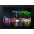thumbnail image 2 of Fleckenstein, Martin 14x11 Black Modern Framed Museum Art Print Titled - Marina Bay Sands Lasershow, 2 of 5