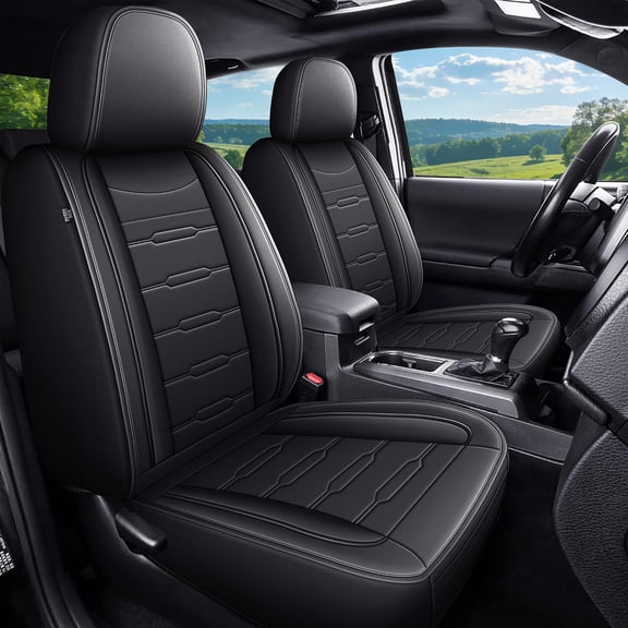 Full Set Fit for Chevrolet Colorado/GMC Canyon 2015-2022 Seat Covers Car 5-Seat Seat Cover Truck Pickup Full Set Faux Leather Car Seat Covers