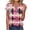 A Pink Top, variant on Womens Shirts Tie Dye Print V Neck T-Shirts Trendy Flowy Soft Tee Summer Casual Short Sleeve Tees Tops Green Top XL