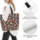 thumbnail image 3 of Disketp Bowling Colorful Bolsa Tote Estampada para Mujer, Bolso de Hombro y de Mano para Compras y Viajes, 3 of 8