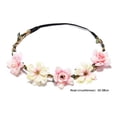thumbnail image 2 of Adjustable Flower Crowns for Women, 6 Pcs Boho Bridal Hair Wreaths Set for Wedding Bride and Bridesmaids, 2 of 8