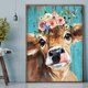 thumbnail image 4 of 5D DIY Diamond Painting Kits de taladro completo Vaca Crystal Diamond Stitch Bordado Decoración Square Drill Bit 30x40cm XianweiShao 9024715016225, 4 of 5