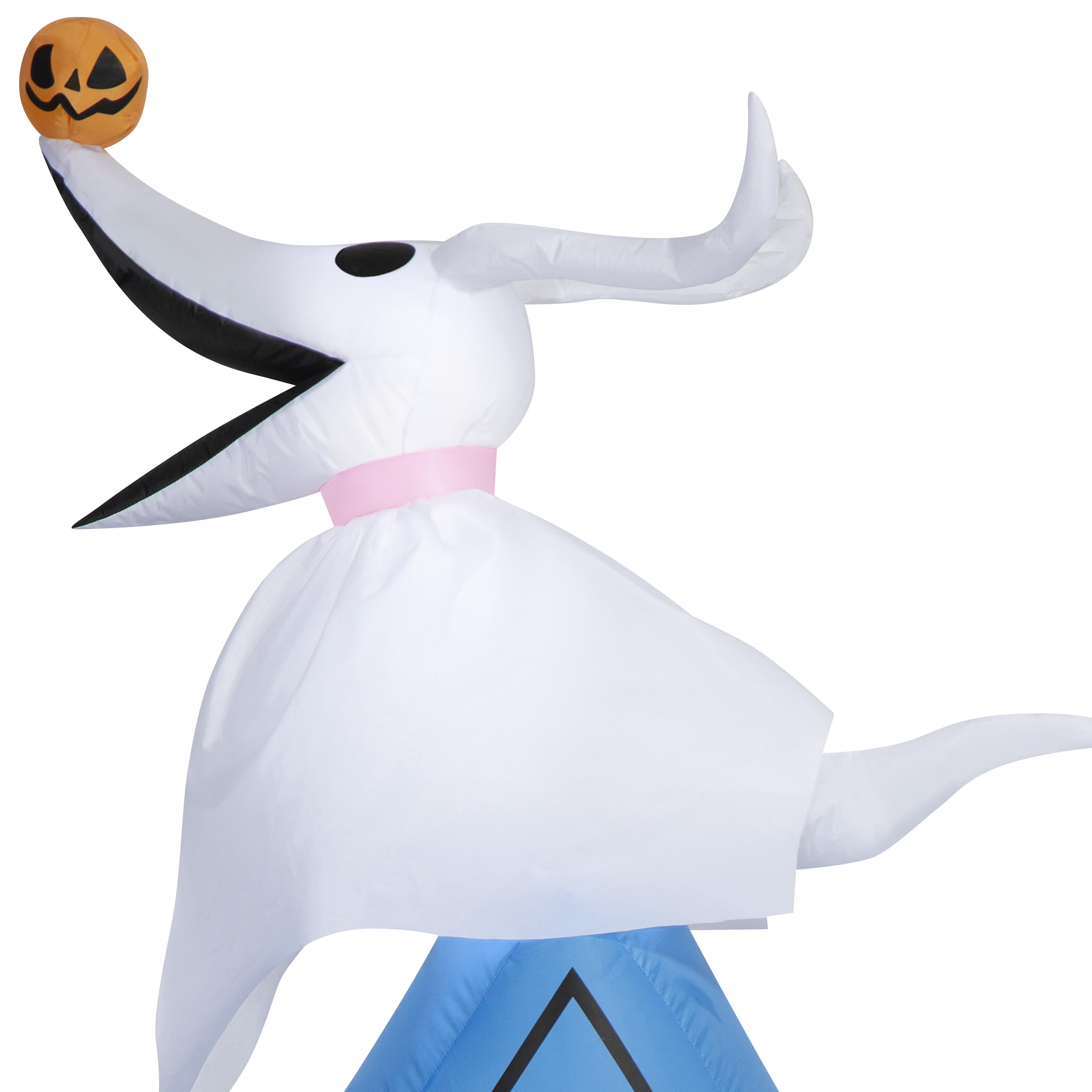 Airblown Halloween Light Zero on Teal Doghouse Tombstone Disney Yard Inflatable 5 ft
