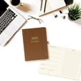 thumbnail image 5 of Graphique 2025 Apollo Business Planner - 18 Month Organizer, July 2024 - Dec. 2025 - Weekly & Monthly Spreads - To-Do List & Note Pages - Pen Loop - Vegan Leather - Classic Brown - 6” x 8”, 5 of 6