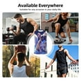 thumbnail image 5 of Uemuo Night Sky Winged French Bulldog Pattern Men's Sleeveless T-Shirt,Muscle Athletic Tank Top, Moisture-wicking Quick-dry Breathable Classic Tee Top for Gym Run Outdoor Sports-XX-Large, 5 of 8