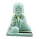 thumbnail image 1 of Figura de monje pequeño, juguete para danza del sol, decoración para salpicadero de coche, muñeco con cabeza asintiendo. Verde, 1 of 9