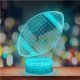 thumbnail image 2 of Kearding Juguete de luz nocturna de ilusión 3D de fútbol americano para niños Control remoto táctil 7 Cambio de color Luz de ambiente 3D para Iluminación y accesorios Kearding HA019371-00, 2 of 6
