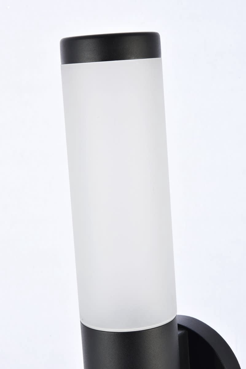 Raine Integrated LED wall sconce in silver