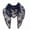 Navy Blue, variant on Lacy Veil Spanish Head Covering for Catholic Chapel Bridal Wedding Dress Veil