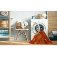 thumbnail image 2 of Ahgly Company Machine Washable Indoor Rectangle Transitional Orange Red Orange Area Rugs, 7' x 10', 2 of 7