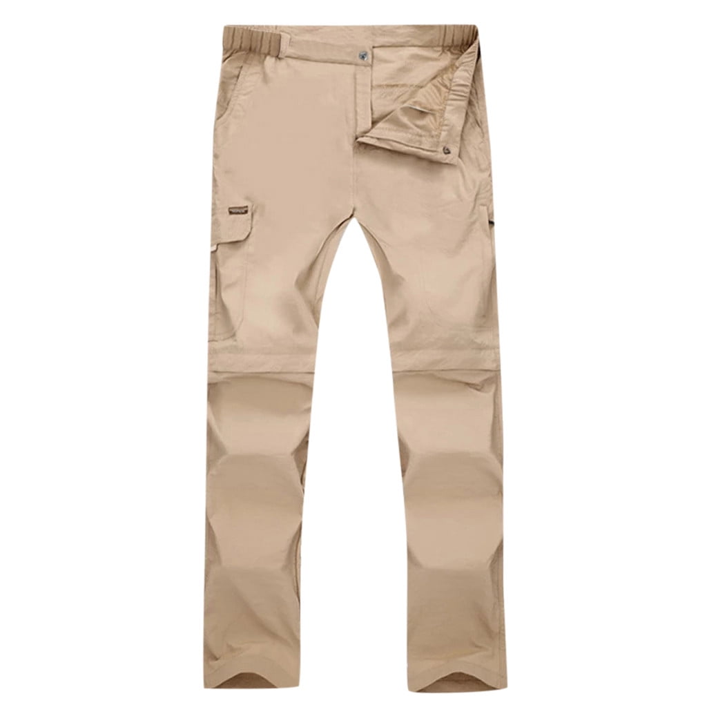 Aiegernle Men's Outdoor Quick Dry Convertible Lightweight Hiking Fishing  Zip Off Cargo Work Pants Trousers : : Clothing, Shoes & Accessories