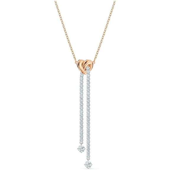 Swarovski 5517952 Women's Lifelong Heart Crystal Dangle Necklace