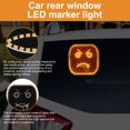 thumbnail image 5 of Multi - function Car Rear Window LED Decoration Light, Remote Control Fun Expression & Gesture Light, Rear End Collision Warning Light,Add Style and Safety to Your Vehicle, 5 of 5