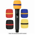 thumbnail image 2 of 5 Pack Thick Foam Mic Cover Handheld Microphone Windscreen Colorful Microphone Sponge Cover for Karaoke, 2 of 8