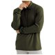 thumbnail image 4 of Camisa lisa de hombre con solapa y botones: manga larga a rayas, poliéster, estilo informal/de negocios, tallas S-XXXL, lavable a máquina, 4 of 7