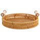 thumbnail image 1 of Handwoven Rattan Basket Tray for Snacks, Fruit, Bread, and Vegetable Storage – Versatile Serving and Storage Bowl for Kitchen, Dining, and Living, 1 of 5
