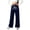 1-Navy130, variant on WOYY Girls Letter Print Baggy Sweatpants Straight Leg Athletic Pants, Sizes 4-5T