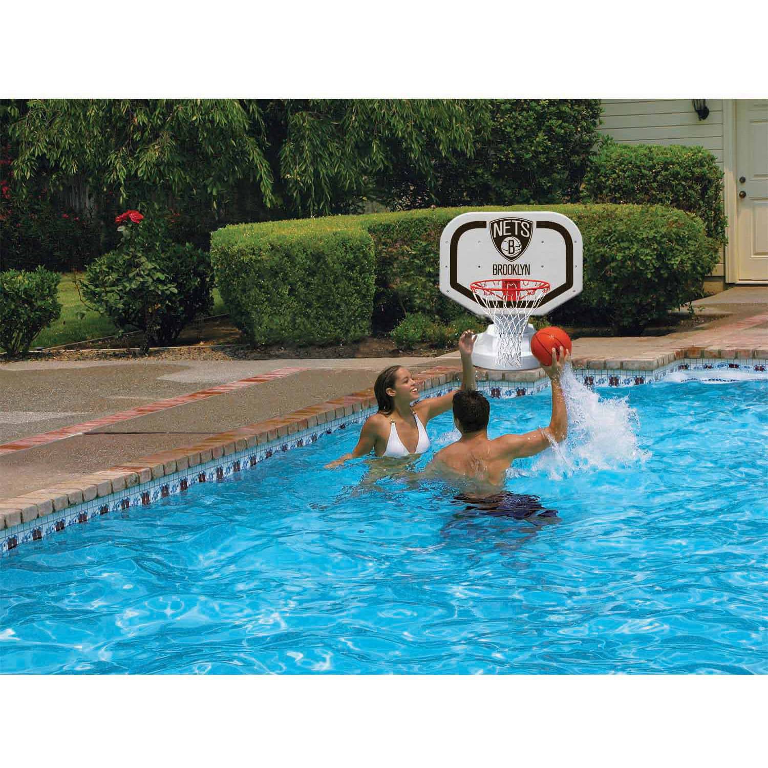 Poolmaster Brooklyn Nets NBA USA Competition-Style Poolside Basketball Game