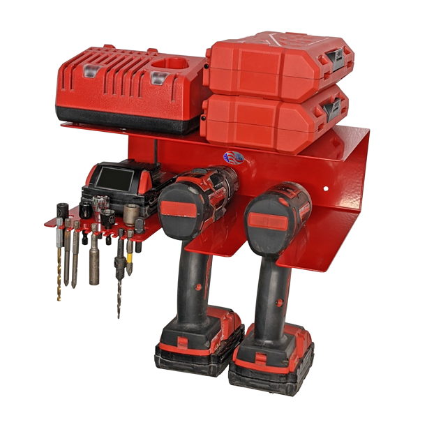 Drill Organizer Rack Cordless Drill Wall Mount Wall Charging Station