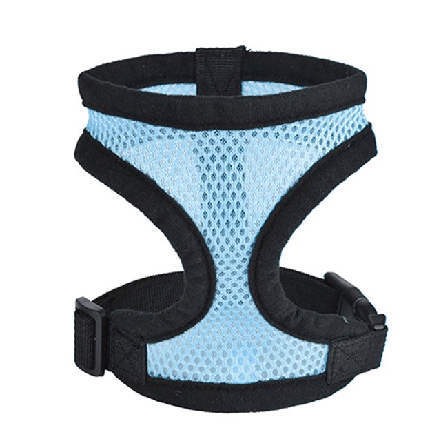 HEVIRGO Chien Chiot Marche Collier Maille Souple Sangle de Sécurité Gilet Réglable Harnais de Contrôle pour Animaux de Compagnie