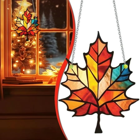 Wall hangs Maple Ornament Set Fall Wall Hanging & Christmas Tree Decor With 5 Point Hanging Design For Seasonal Home Celebration Wall hangs Maple Ornament Set Fall Wall Hanging & Christmas Tree Decor With 5 Point Hanging Design For Seasonal Home Celebration