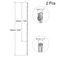 thumbnail image 2 of Unique Bargains High Speed Steel Extended Twist Drill Bits, 4.2mm Drill Dia. 250mm Length 2Pack, 2 of 5