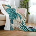 thumbnail image 5 of Ultra Soft Flannel Fleece Bed Blanket Sea Turtle Ocean Animal Landscape Throw Blanket All Season Warm Fuzzy Light Weight Cozy Plush Blankets for Living Room/Bedroom 40 x 50 inches, 5 of 6